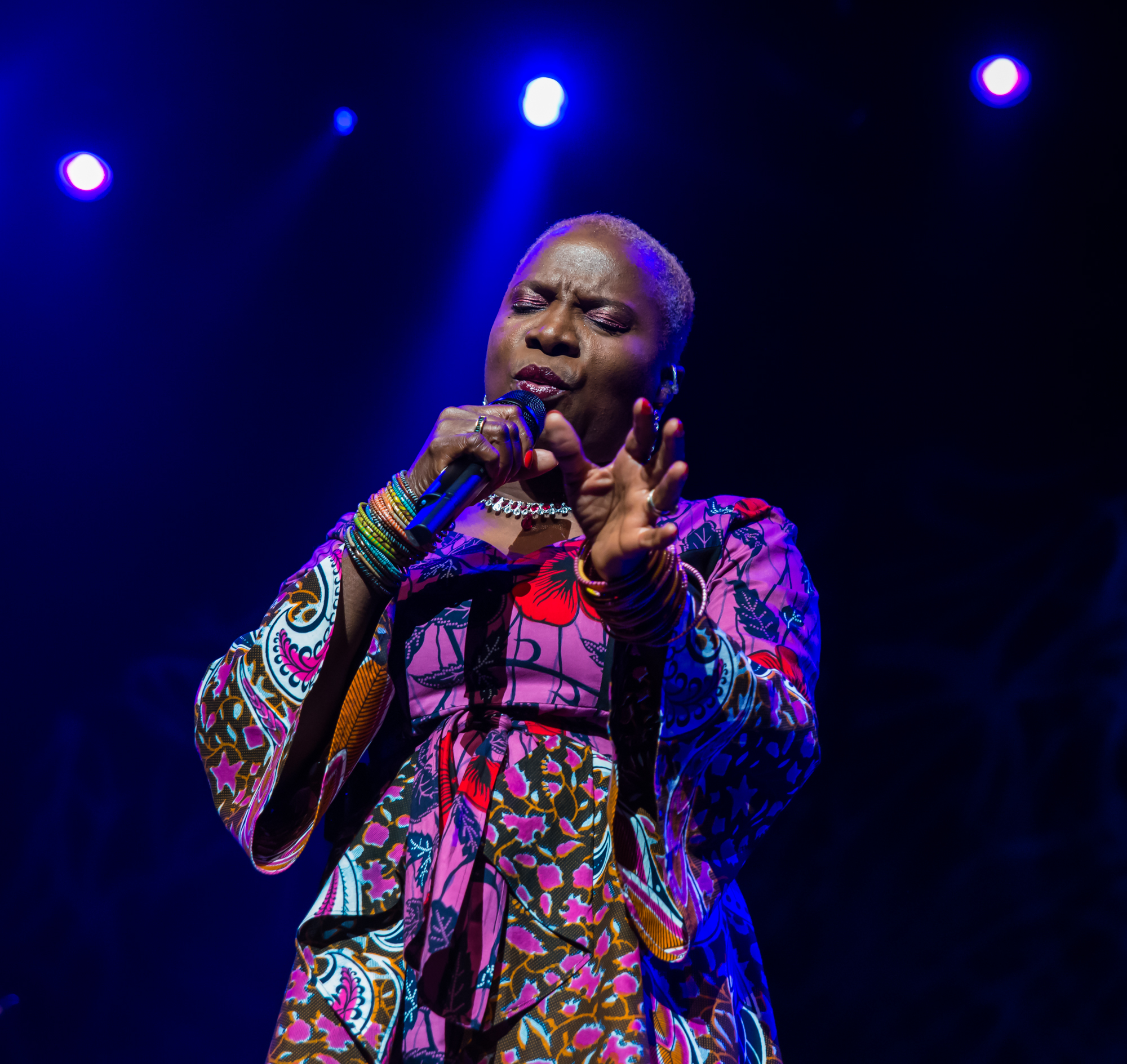 Royal Festival Hall, UK. 14th November 2014. Angelique Kidjo performing at Royal Festival Hall