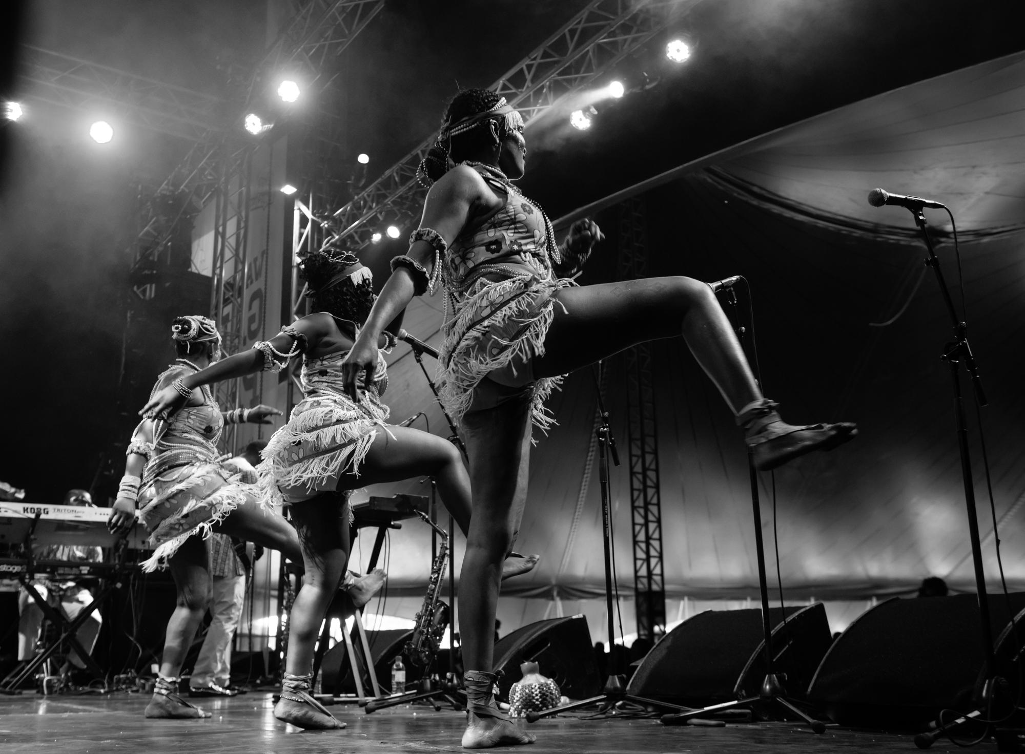 London, UK. 19th July 2015. Femi Kuti performing at Walthamstow Garden Party 2015.