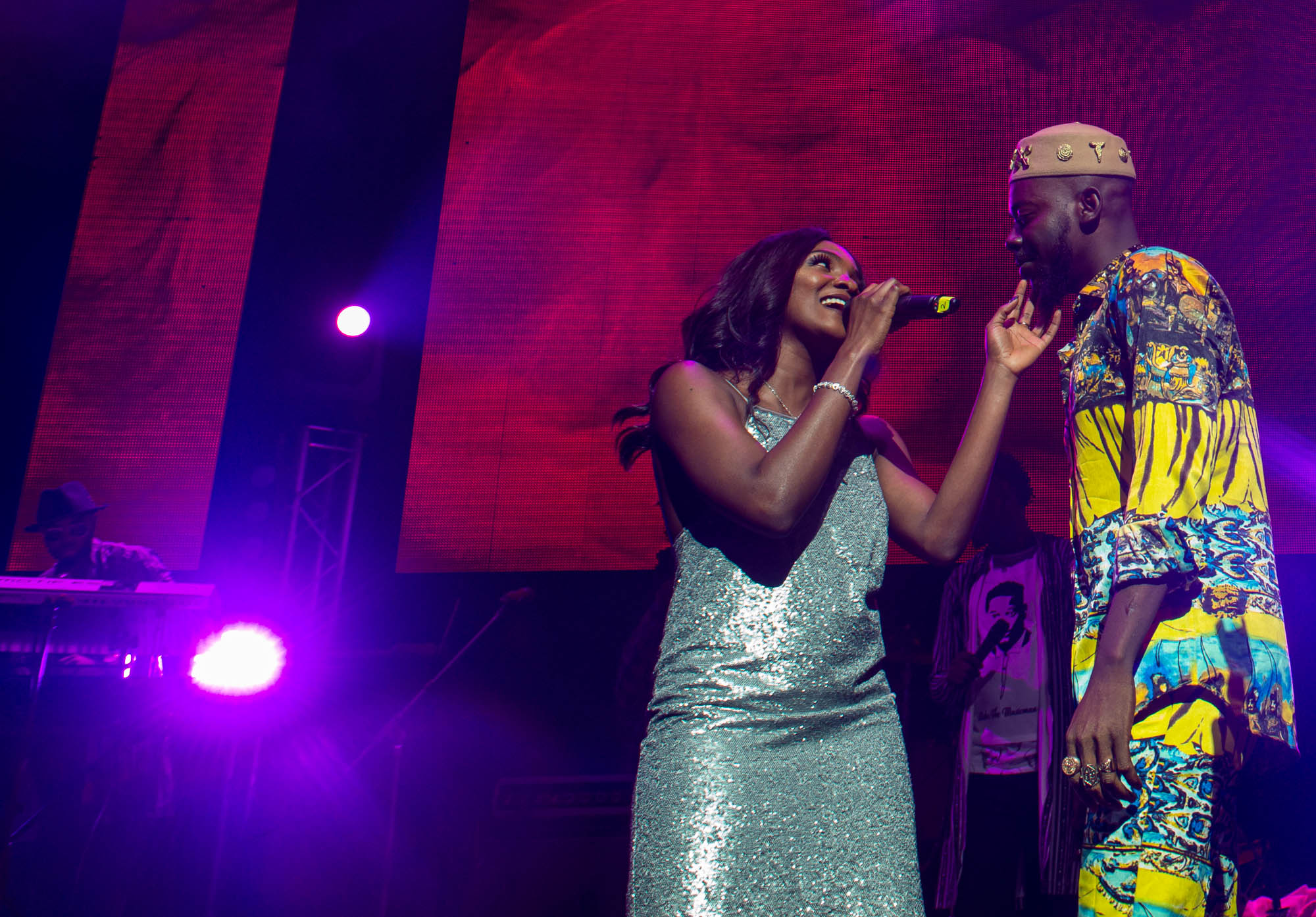 London, United Kingdom.  Adekunle Gold performs live at  the Indigo at the 02. Photographed by Michael Tubes