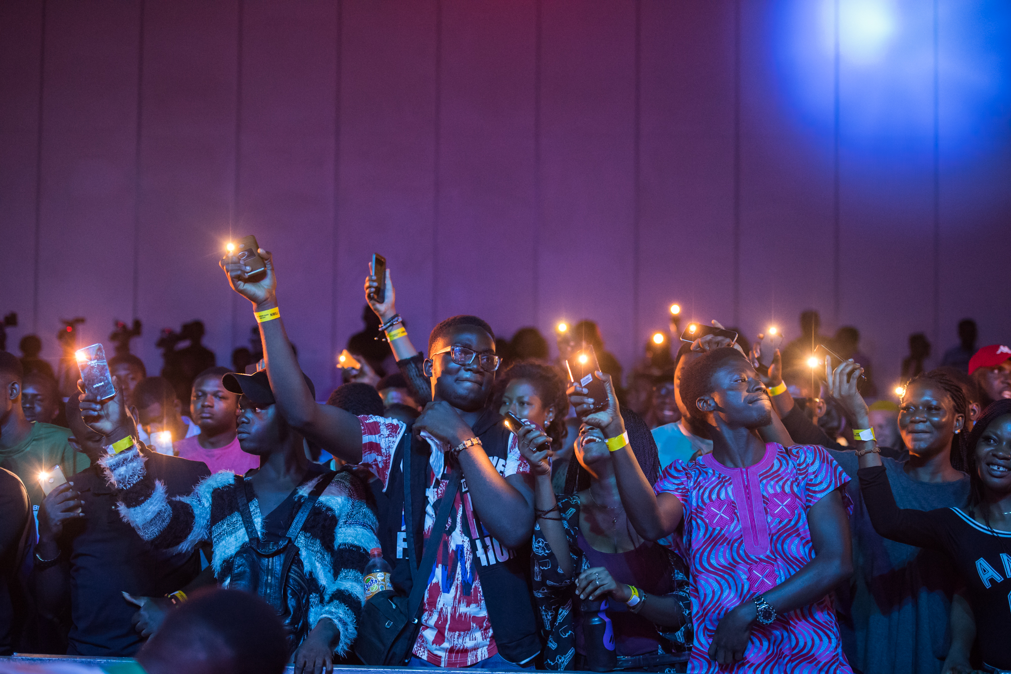 Lagos, Nigeria. 9th November 2018.  Niniola performs at her Human Radio Concert. Photographed by Michael Tubes