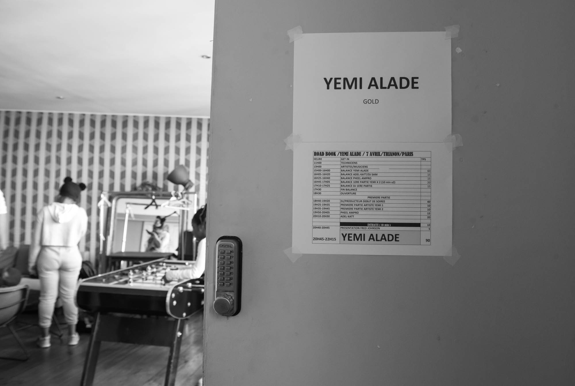 Paris, France. 7th April 2017. Sound check before Yemi Alade's performance at Le Trianon, Paris. Photographed by Michael Tubes