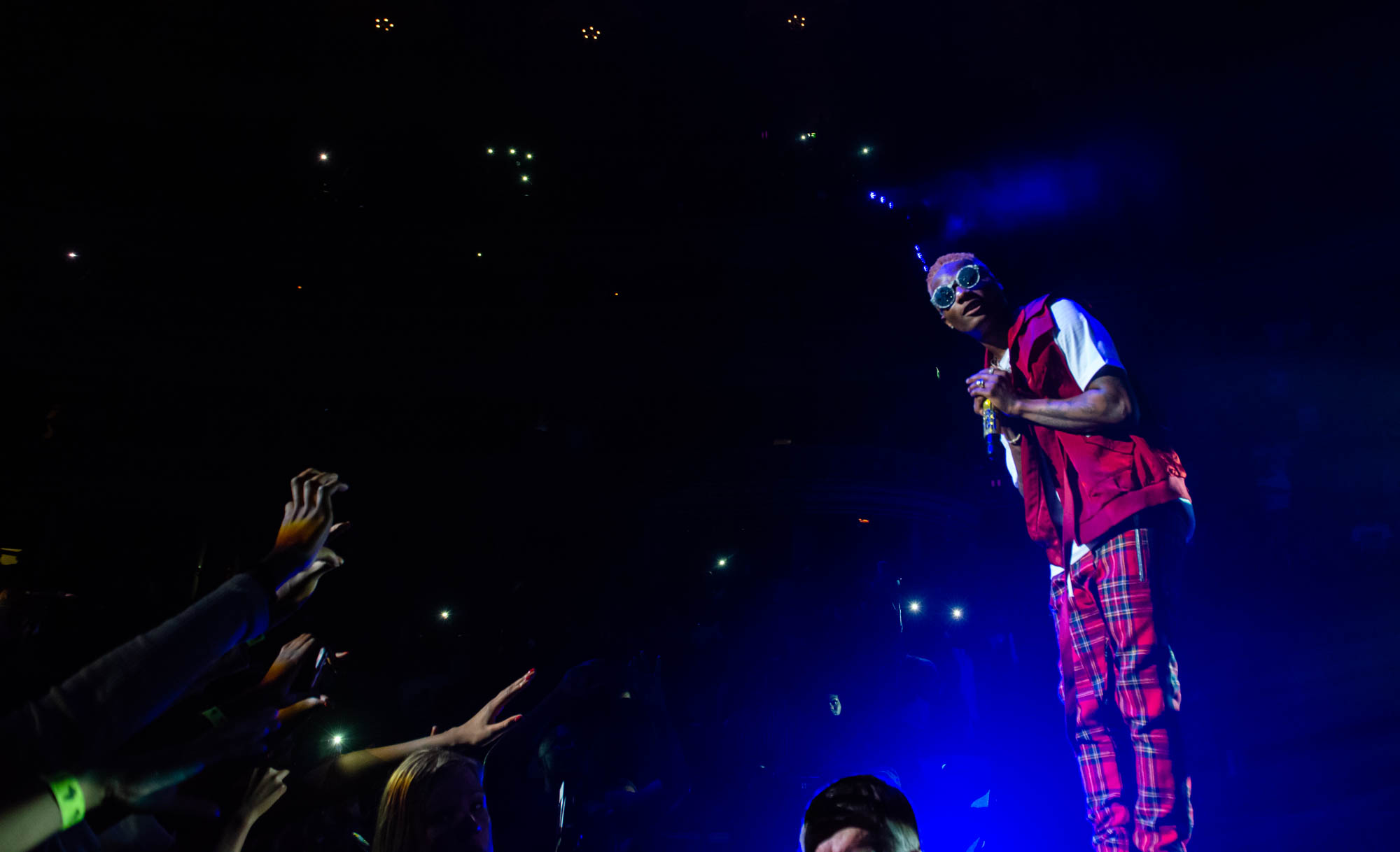 London, United Kingdom. 29th September 2017. WIZKID Performing Live At The Royal Albert Hall. Photographed Michael Tubes.
